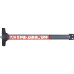 Push Bars; Material: Metal; Locking Type: Exit Device Only; Maximum Door Width: 3 ft; Finish/Coating: Satin Aluminum, Clear Anodized; Minimum Door Width: 3 ft