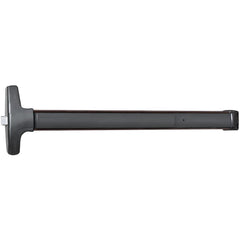 Push Bars; Material: Metal; Locking Type: Exit Device Only; Maximum Door Width: 3 ft; Finish/Coating: Satin Black Anodized Aluminum; Minimum Door Width: 3 ft