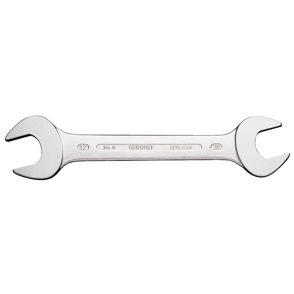 Open End Wrenches; Head Type: Flat; Wrench Size: 3/8 x 7/16 in; Material: Vanadium Steel; Finish: Chrome