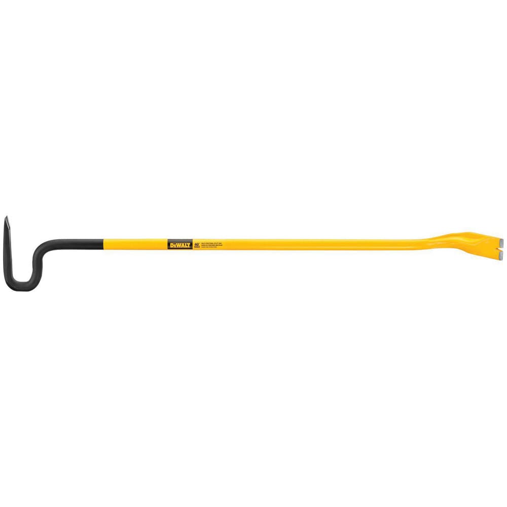 Pry Bars; Prybar Type: Utility; End Angle: Gooseneck; End Style: Claw; Material: Steel; Bar Shape: Round