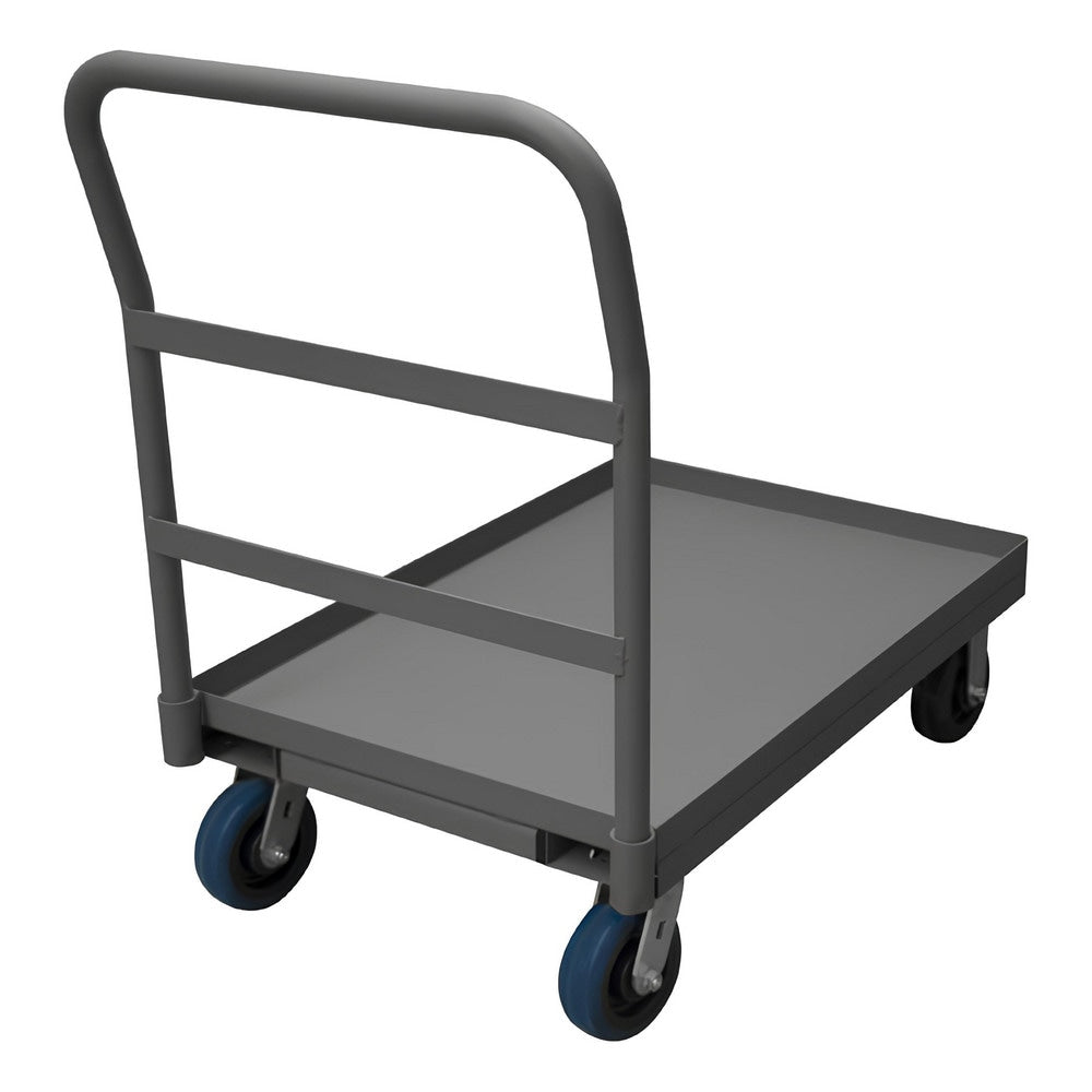 Platform Truck: Steel, 10-5/8" High, 36" Long, 24" Wide