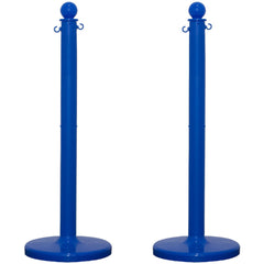 Barrier Posts; Post Type: Standard Post; Post Material: Polyethylene, Plastic; Base Material: Plastic; Surface Style: Solid Color