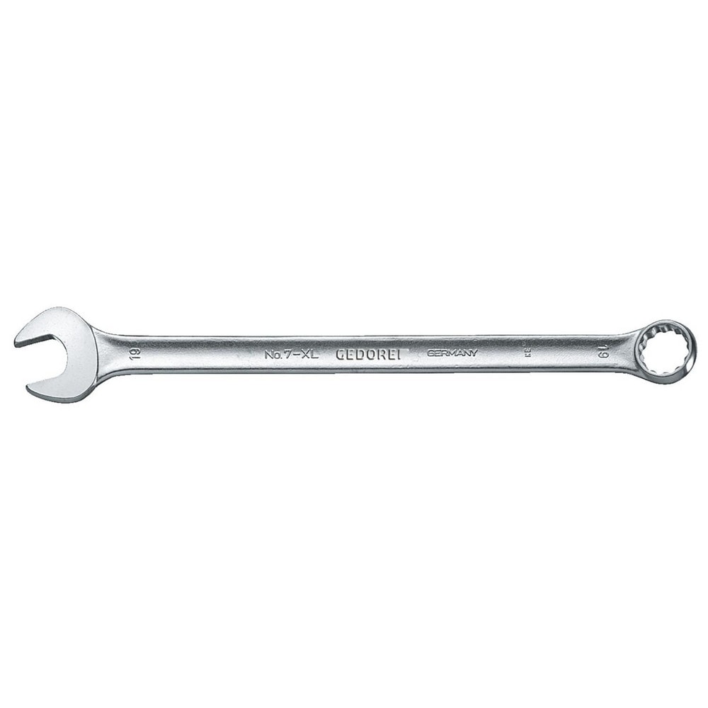 Combination Wrench: 19.00 mm Head Size, 15 deg Offset