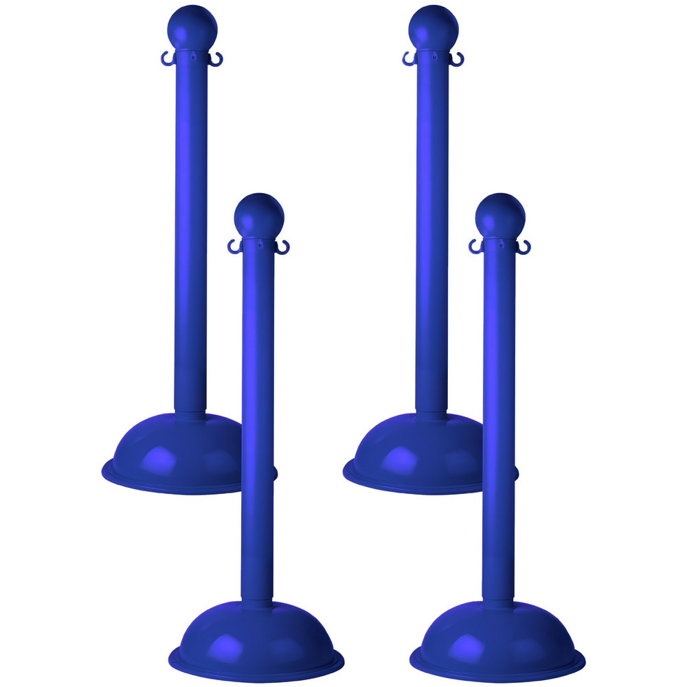 Barrier Posts; Post Type: Standard Post; Post Material: Polyethylene, Plastic; Base Material: Plastic; Surface Style: Solid Color