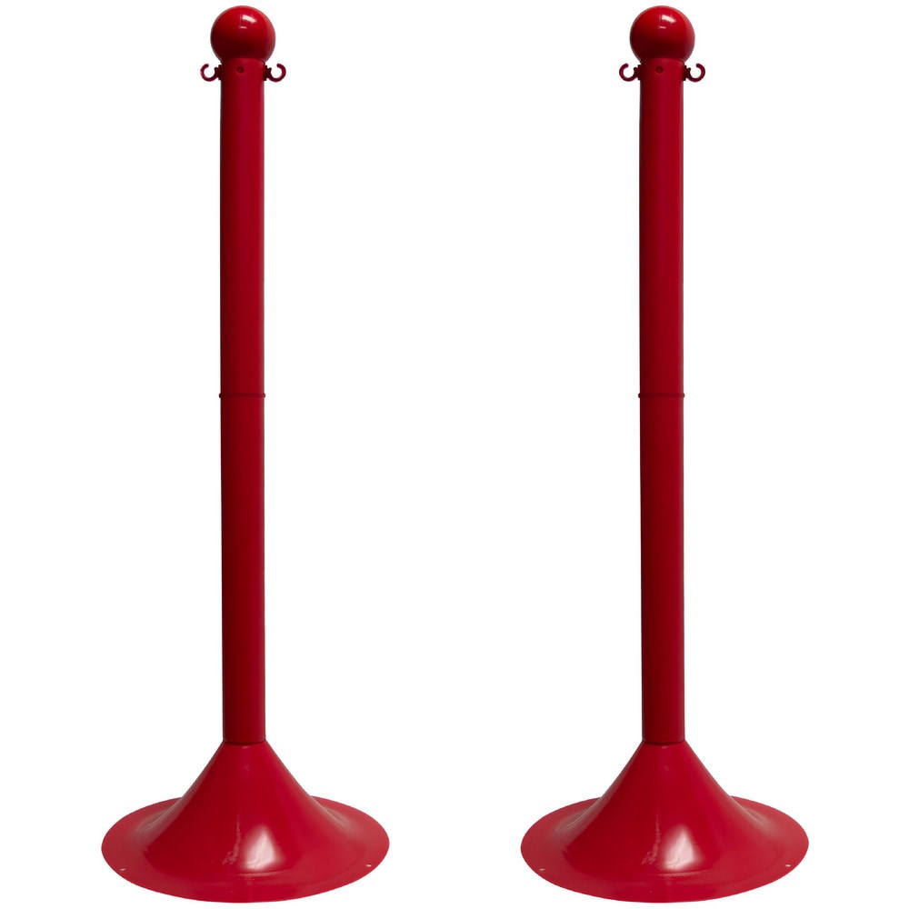 Barrier Posts; Post Type: Standard Post; Post Material: Polyethylene, Plastic; Base Material: Plastic; Surface Style: Solid Color