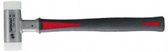 Dead Blow Hammer: 3.625 lb Head, 2-23/64" Face Dia, Nylon Head