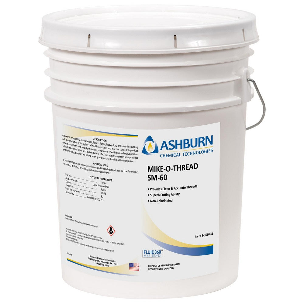 Cutting & Machining Fluid: Ashburn 5 gal Pail