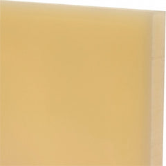 Plastic Sheet: Polyurethane, 1/2" Thick, 12" Wide, 1' Long, Natural