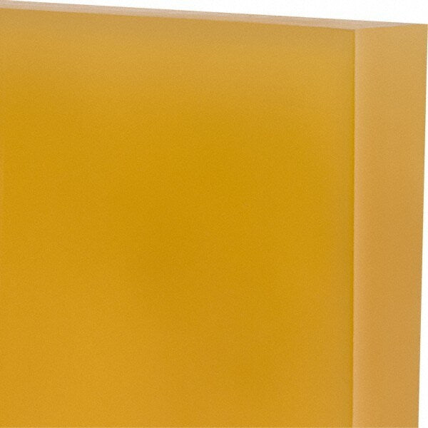 Plastic Sheet: Polyurethane, 1" Thick, 24" Wide, 1' Long, Natural