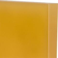 Plastic Sheet: Polyurethane, 1" Thick, 24" Wide, 1' Long, Natural