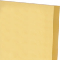 Plastic Sheet: Polyurethane, 1" Thick, 12" Wide, 1' Long, Natural