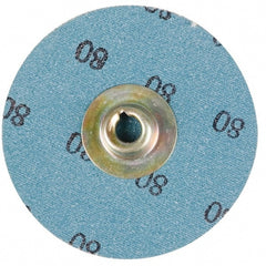 Quick-Change Disc: Type S, 3/4" Dia, 240 Grit, Aluminum Oxide, Coated