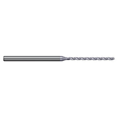 Micro Drill Bit: 0.79 mm Dia, (0.0310"), 130 deg, Solid Carbide