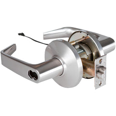 Lever Locksets; Lockset Type: Entrance; Key Type: Keyed Different; Back Set: 2-3/4; Cylinder Type: Less Core; Material: Metal; Door Thickness: 1-3/4 to 2-1/4; Finish: Satin Chrome