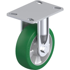 Top Plate Casters; Mount Type: Plate; Number of Wheels: 1.000; Wheel Diameter (Inch): 8; Wheel Material: Polyurethane; Wheel Width (Inch): 2; Wheel Color: Light Brown