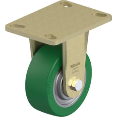 Top Plate Casters; Mount Type: Plate; Number of Wheels: 1.000; Wheel Diameter (Inch): 6; Wheel Material: Polyurethane; Wheel Width (Inch): 2; Wheel Color: Brown