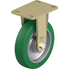 Top Plate Casters; Mount Type: Plate; Number of Wheels: 1.000; Wheel Diameter (Inch): 4; Wheel Material: Synthetic; Wheel Width (Inch): 2-3/16; Wheel Color: Natural Beige