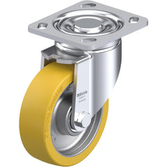 Top Plate Casters; Mount Type: Plate; Number of Wheels: 1.000; Wheel Diameter (Inch): 6; Wheel Material: Polyurethane; Wheel Width (Inch): 1-3/4; Wheel Color: Dark Gray