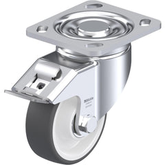 Top Plate Casters; Mount Type: Plate; Number of Wheels: 1.000; Wheel Diameter (Inch): 6; Wheel Material: Synthetic; Wheel Width (Inch): 2; Wheel Color: Gray