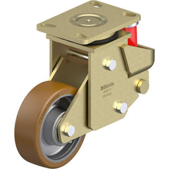 Top Plate Casters; Mount Type: Plate; Number of Wheels: 1.000; Wheel Diameter (Inch): 4; Wheel Material: Rubber; Wheel Width (Inch): 1-1/4; Wheel Color: Gray