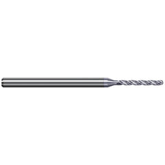 Micro Drill Bit: 0.1250" Dia, 130 deg, Solid Carbide