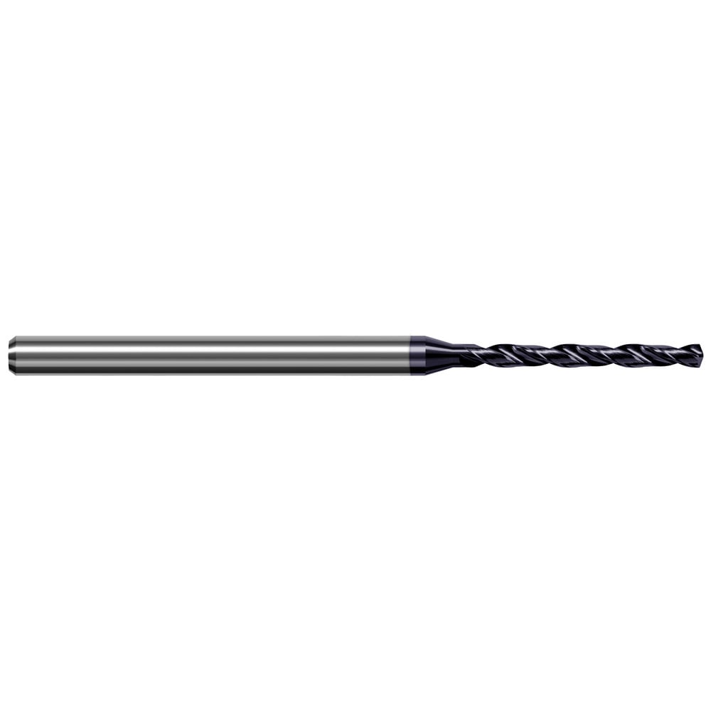 Micro Drill Bit: 0.1250" Dia, 140 deg, Solid Carbide