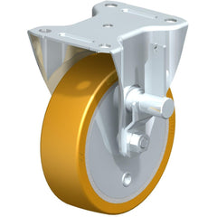 Top Plate Casters; Mount Type: Plate; Number of Wheels: 1.000; Wheel Diameter (Inch): 8; Wheel Material: Synthetic; Wheel Width (Inch): 2; Wheel Color: Gray