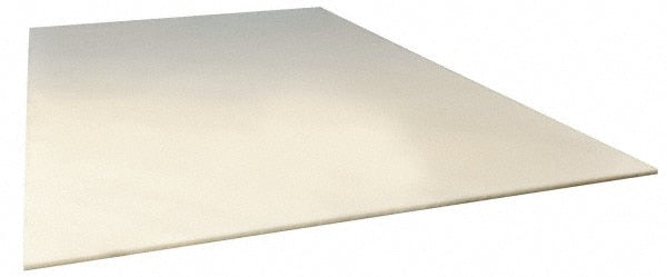 Plastic Sheet: Polypropylene, 3/4" Thick, 12" Wide, 2' Long, White