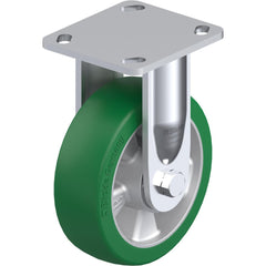 Top Plate Casters; Mount Type: Plate; Number of Wheels: 1.000; Wheel Diameter (Inch): 8; Wheel Material: Rubber; Wheel Width (Inch): 2; Wheel Color: Gray