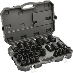 Socket Sets; Set Type: Impact, Deep; Measurement Type: Metric; Drive Size: 3/4; Minimum Size (mm): 19.00