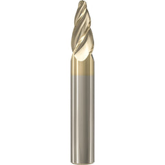 Barrel Cutter End Mills; End Type: Oval Form; Material: Solid Carbide; Small End Diameter (mm): 1.00; Shank Diameter (mm): 8.0000; Length of Cut (mm): 24.5000