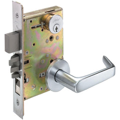 Lever Locksets; Lockset Type: Entrance; Key Type: Keyed Different; Back Set: 2-3/4; Cylinder Type: Conventional; Material: Metal; Door Thickness: 1-3/4; Finish: Satin Chrome