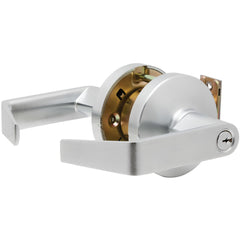 Lever Locksets; Lockset Type: Storeroom; Key Type: Keyed Different; Back Set: 2-3/4; Cylinder Type: Conventional; Material: Metal; Door Thickness: 1-3/4 to 2-3/4; Finish: Satin Chrome