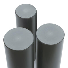 Plastic Rod: 60" Long, 4" Dia, Gray, Opaque, 5000 - 1000 psi Tensile Strength