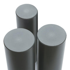 Plastic Rod: 60" Long, 0.75" Dia, Gray, Opaque, 5000 - 1000 psi Tensile Strength