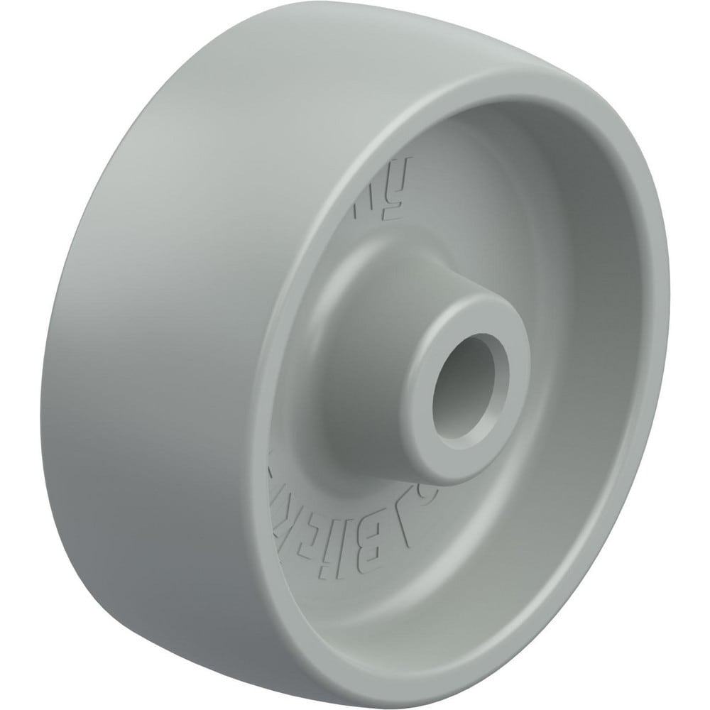 Rigid & Swivel Caster Wheel: Synthetic, 3-1/8" Dia, 1-1/4" Wide