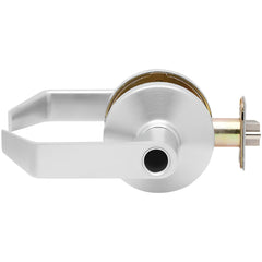 Lever Locksets; Lockset Type: Storeroom; Key Type: Keyed Different; Back Set: 2-3/4; Cylinder Type: Less Core; Material: Metal; Door Thickness: 1-3/8 to 2; Finish: Satin Chrome