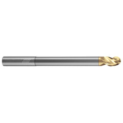 .028 x 1/8 x .084 LOC x 1-1/2 OAL 4 Flute Ball Nose Miniature Solid Carbide End Mill -ALTIN