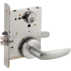 Lever Locksets; Lockset Type: Entrance; Key Type: Keyed Different; Back Set: 2-3/4; Cylinder Type: Conventional; Material: Metal; Door Thickness: 1-3/4; Finish: Satin Chrome