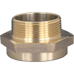 Brass & Chrome Pipe Fittings; Fitting Type: Female x Male Hex Nipple; Fitting Size: 1 x 3/4; End Connections: FNPT x MGHT; Material Grade: 360; Connection Type: Threaded; Pressure Rating (psi): 175; Fitting Shape: Straight; Thread Standard: GHT, NPT