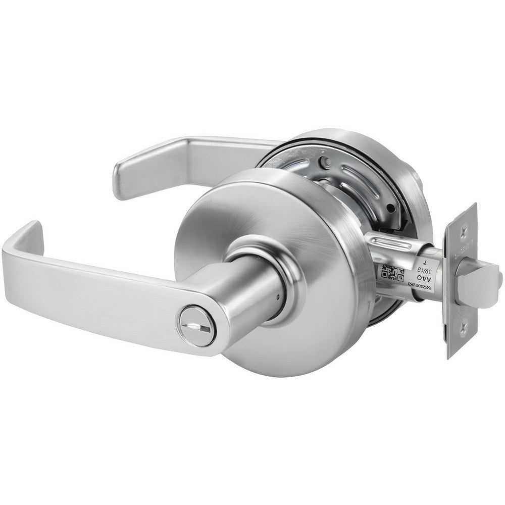 Lever Locksets; Lockset Type: Privacy; Key Type: Keyed Different; Back Set: 2-3/4; Cylinder Type: Non-Keyed; Material: Metal; Door Thickness: 1-3/4; Finish: Satin Chrome