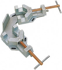 Adjustable Angle, 2 Axes, 1-3/8" Jaw Height, 4-3/8" Max Capacity, Cast Iron Angle & Corner Clamp