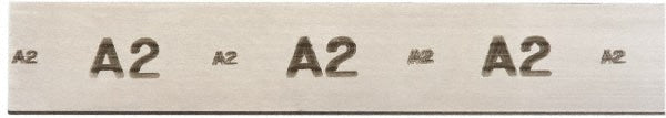 A2 Air-Hardening Flat Stock: 1-1/4" Thick, 5" Wide, 18" Long, + 0.010 - 0.015 in Thickness Tolerance