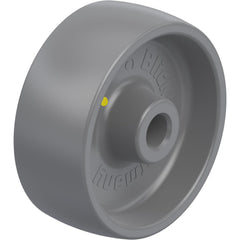 Rigid & Swivel Caster Wheel: Synthetic, 3-1/8" Dia, 1-1/4" Wide