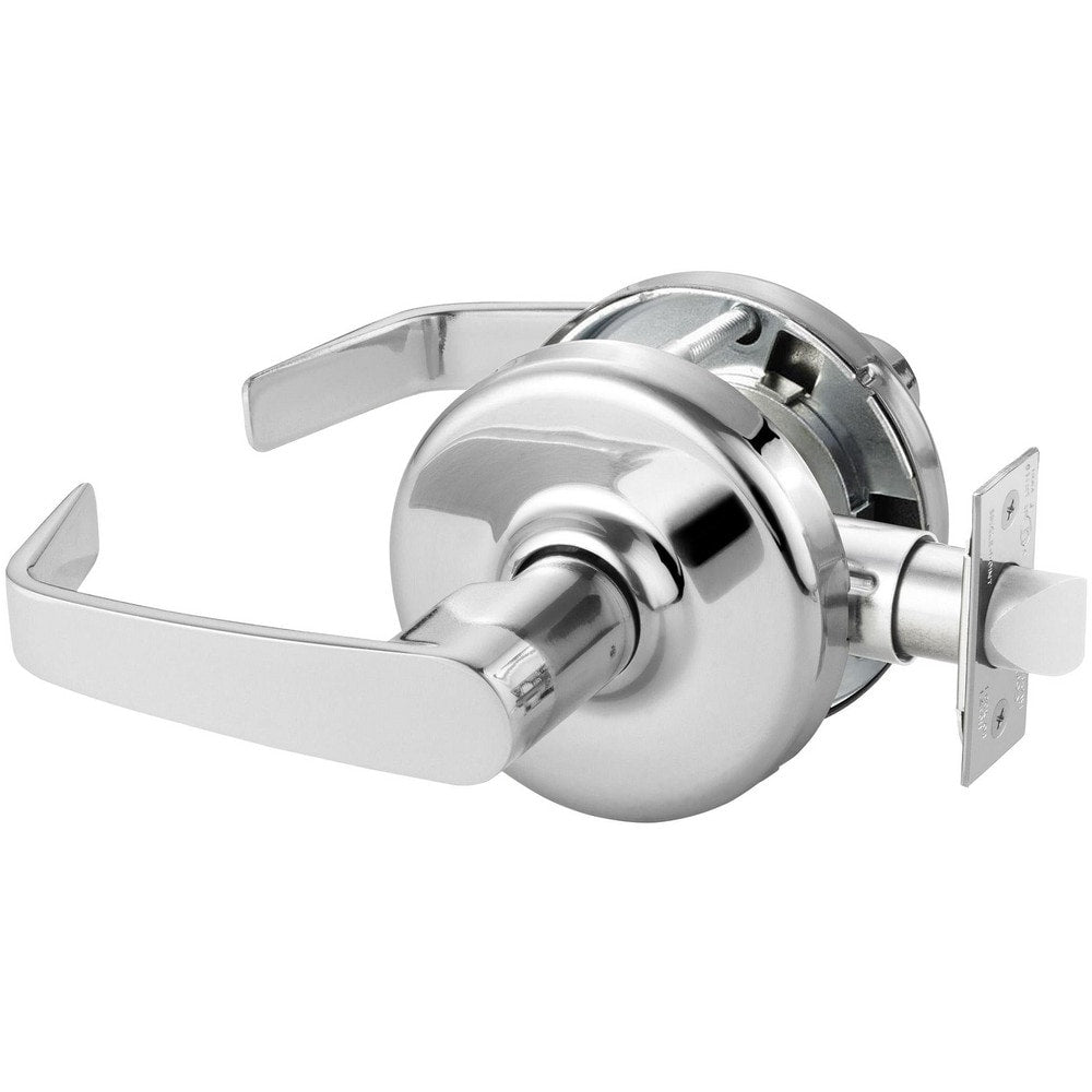 Lever Locksets; Lockset Type: Passage; Key Type: Keyed Different; Back Set: 2-3/4; Cylinder Type: Non-Keyed; Material: Metal; Door Thickness: 1-3/8 to 1-3/4; Finish: Bright Chrome