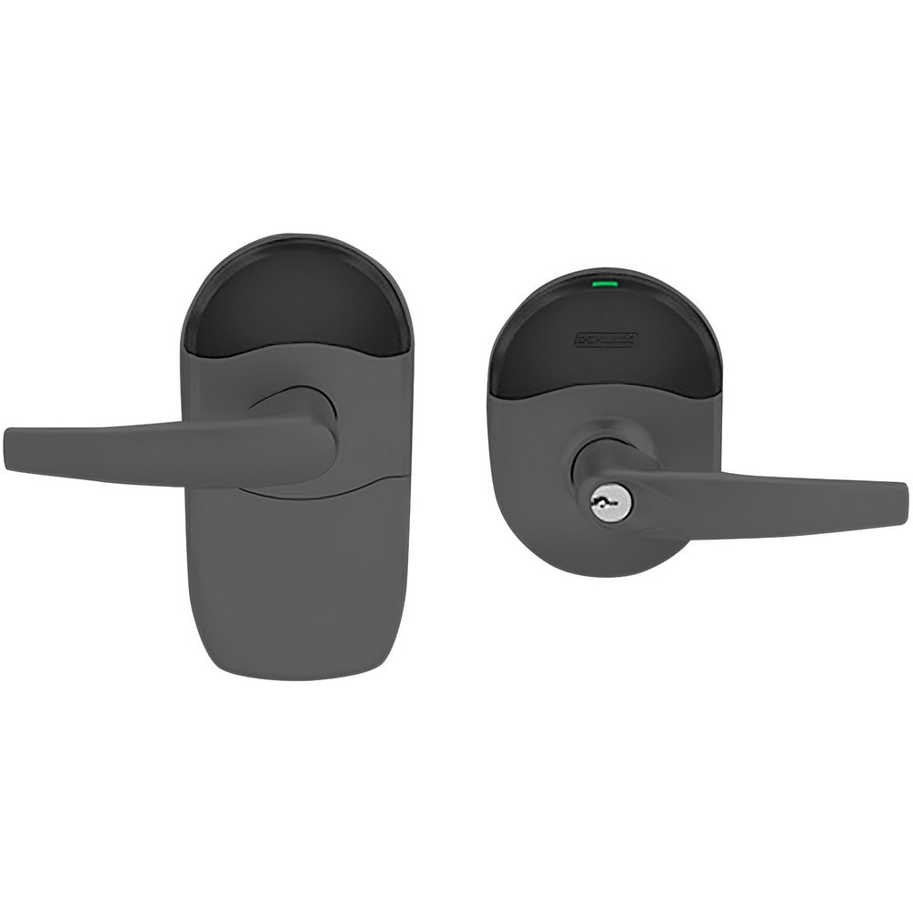 Lever Locksets; Lockset Type: Entrance; Key Type: Keyed Different; Back Set: 2-3/4; Cylinder Type: Conventional; Material: Metal; Door Thickness: 1-3/4; Finish: Flat Black Coated