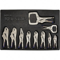 Locking Plier: 9 to 11.9 in, 4" Jaw