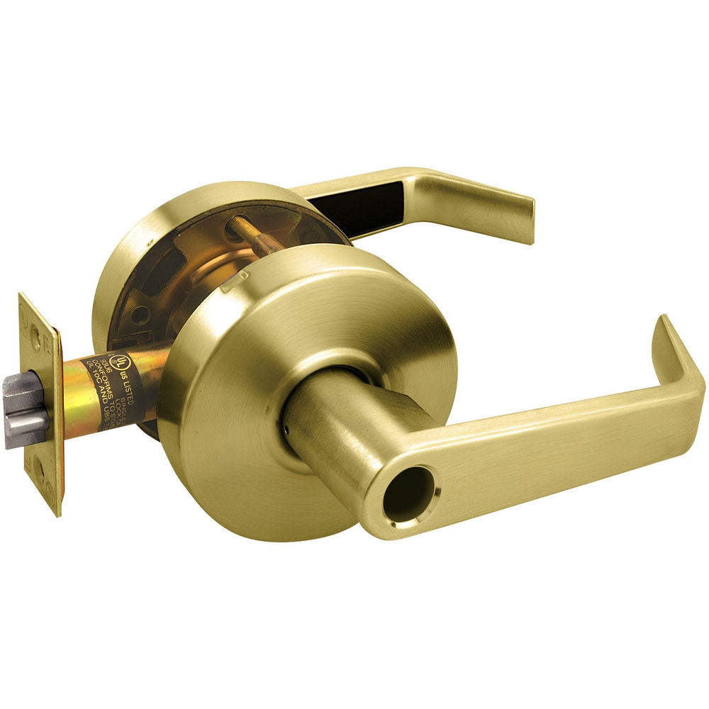 Lever Locksets; Lockset Type: Entrance; Key Type: Keyed Different; Back Set: 2-3/4; Cylinder Type: Less Core; Material: Metal; Door Thickness: 1-3/8 to 1/3-4; Finish: Satin Chrome