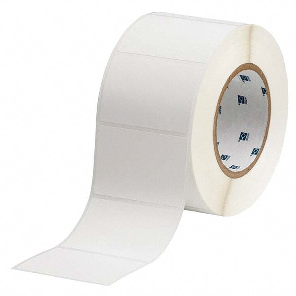 Label Maker Label: White, Polypropylene, 1,000 per Roll