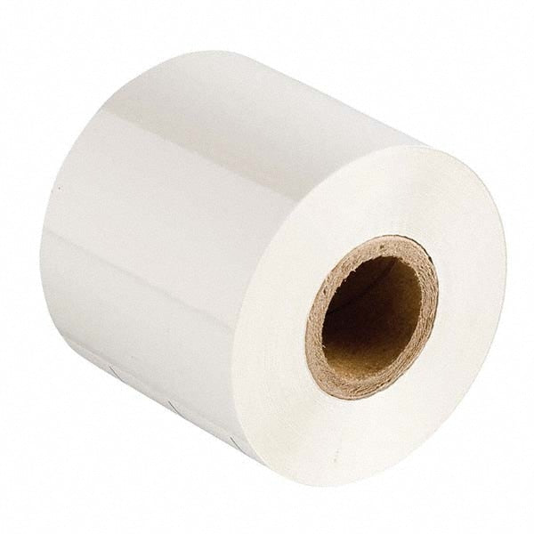 Printer Ribbon: 2.36" Wide, 984' Long, White, Resin